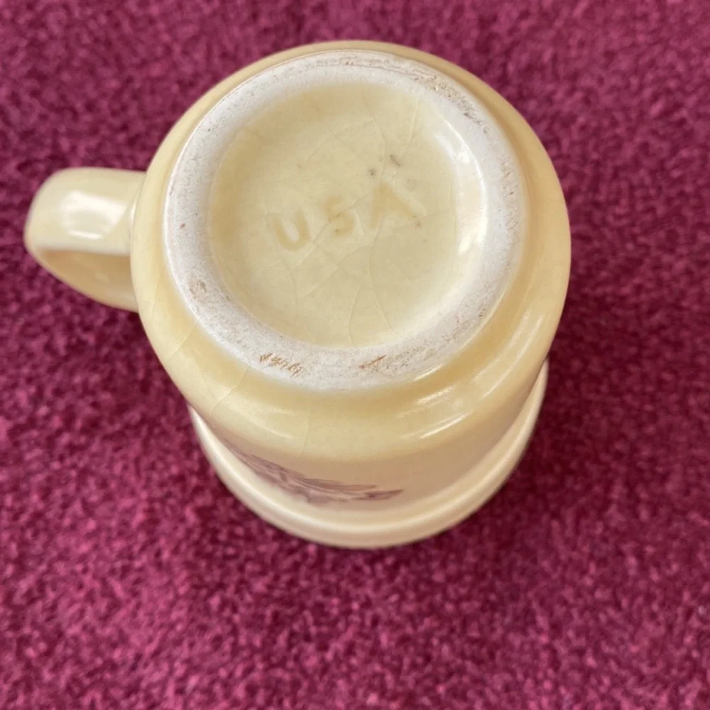 Pfaltzgraff Village Demitasse Cup and Saucer - Vintage